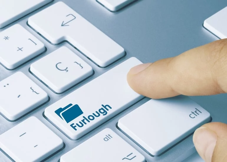 Furlough key board button