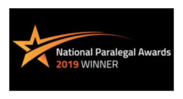 National paralegal awards 2019 winner logo