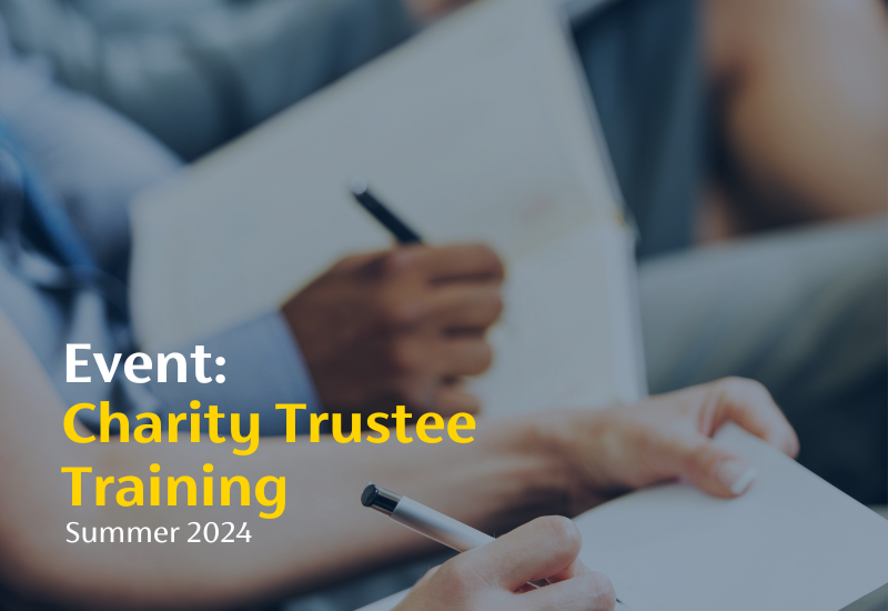 Event: Charity Trustee Training summer 2024