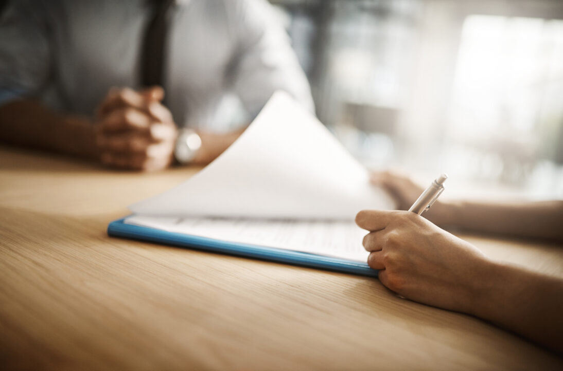 People with signature in office for legal contract
