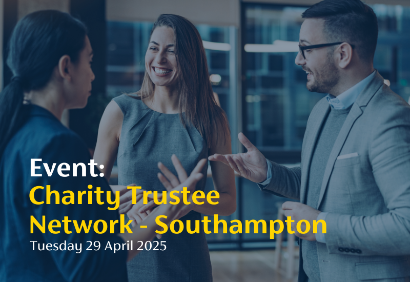 Event: Charity Trustee Network- Southampton, Tuesday 29 April 2025