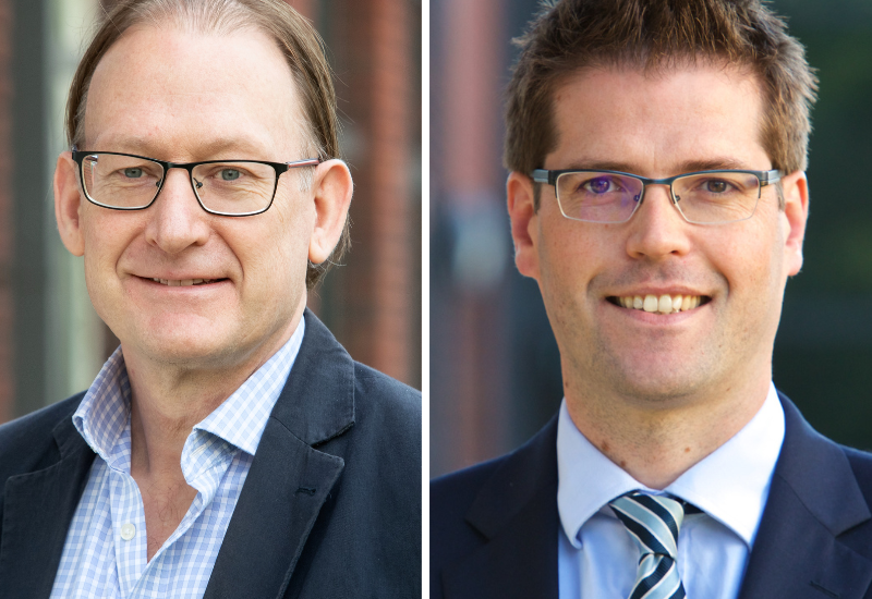 Portrait photos of Nick Gent and Mark Nixon