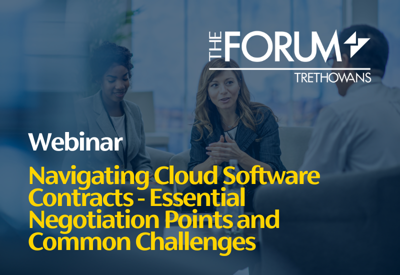 •Navigating Cloud Software Contracts - Essential Negotiation Points and Common Challenges