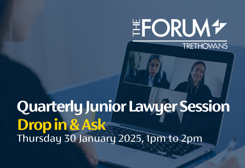 Quarterly Junior Drop in & Ask session