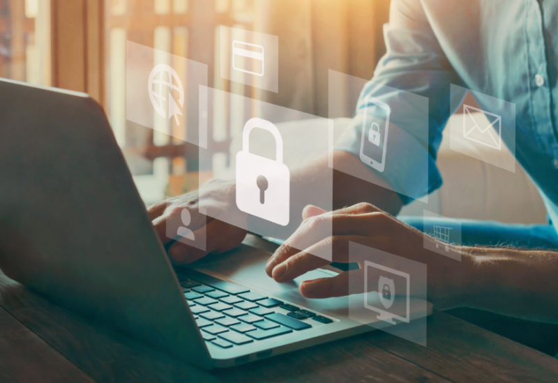 Data protection on laptop